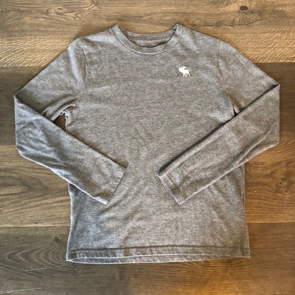 Abercrombie Kids Boys Gray Long Sleeve Shirt